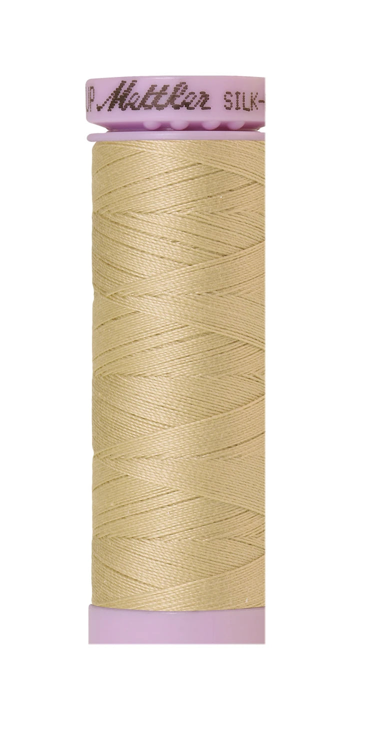Silk-finish 50wt Solid Cotton 164yd Ivory