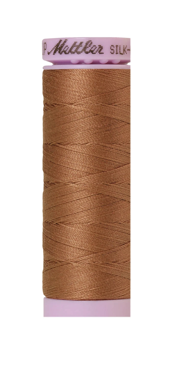 Silk-finish 50wt Solid Cotton 164yd Walnut