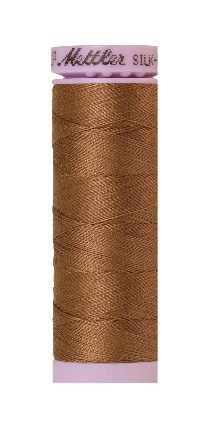 Silk-finish 50wt Solid Cotton 164yd Hazelnut