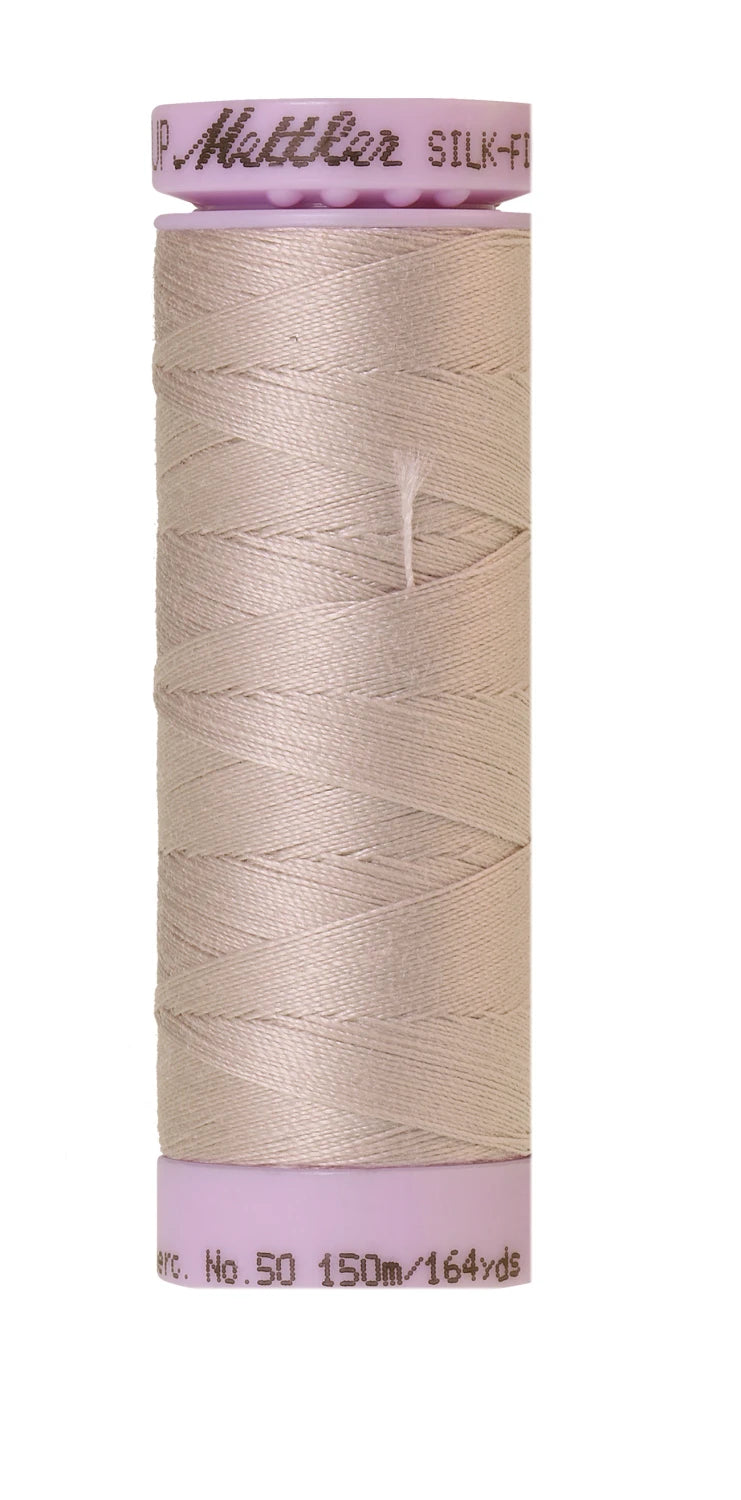 Silk-finish 50wt Solid Cotton 164yd Cloud Gray
