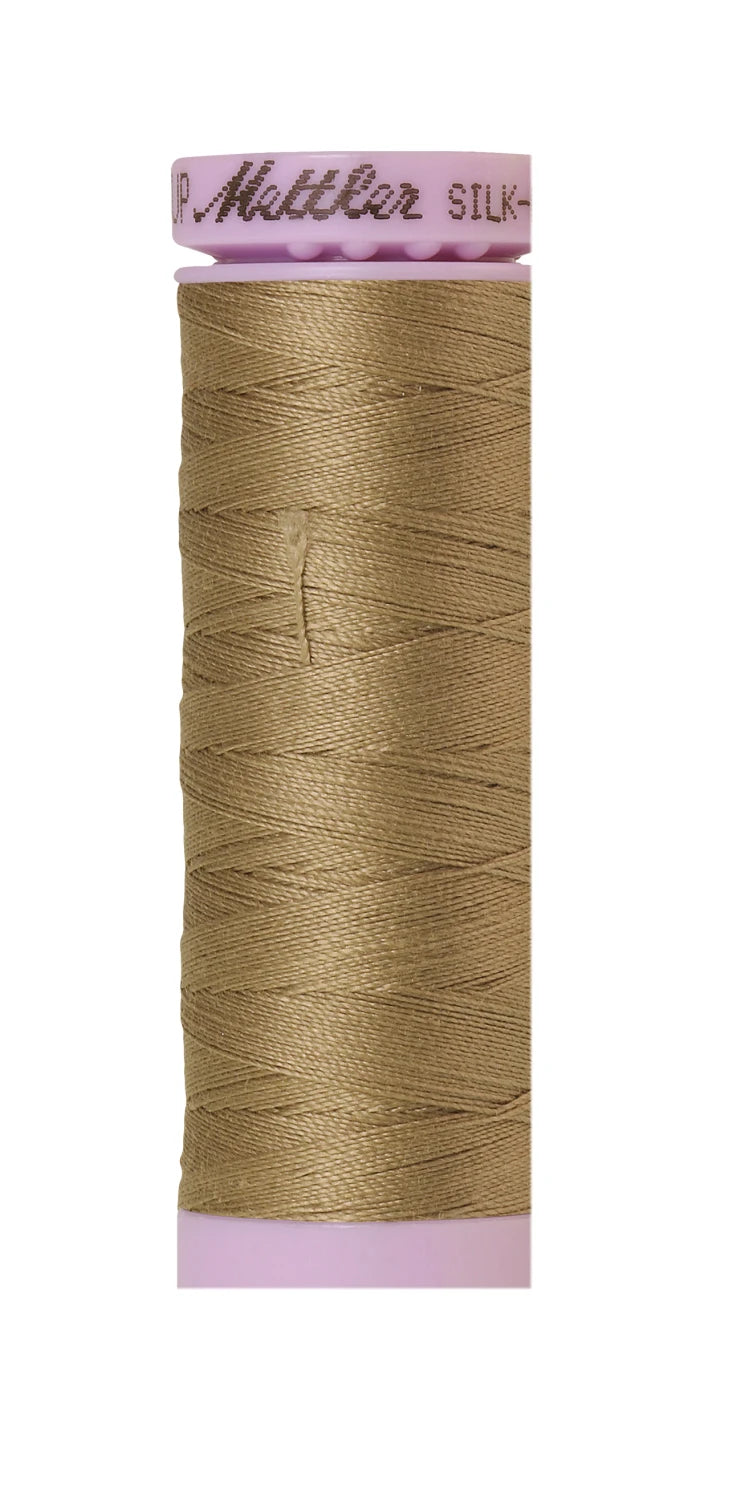 Silk-finish 50wt Solid Cotton 164yd Dried Clay