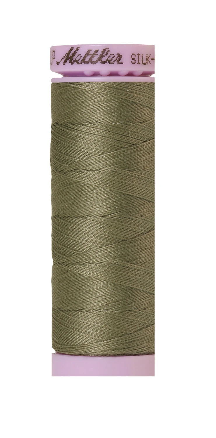 Silk-finish 50wt Solid Cotton 164yd Sage