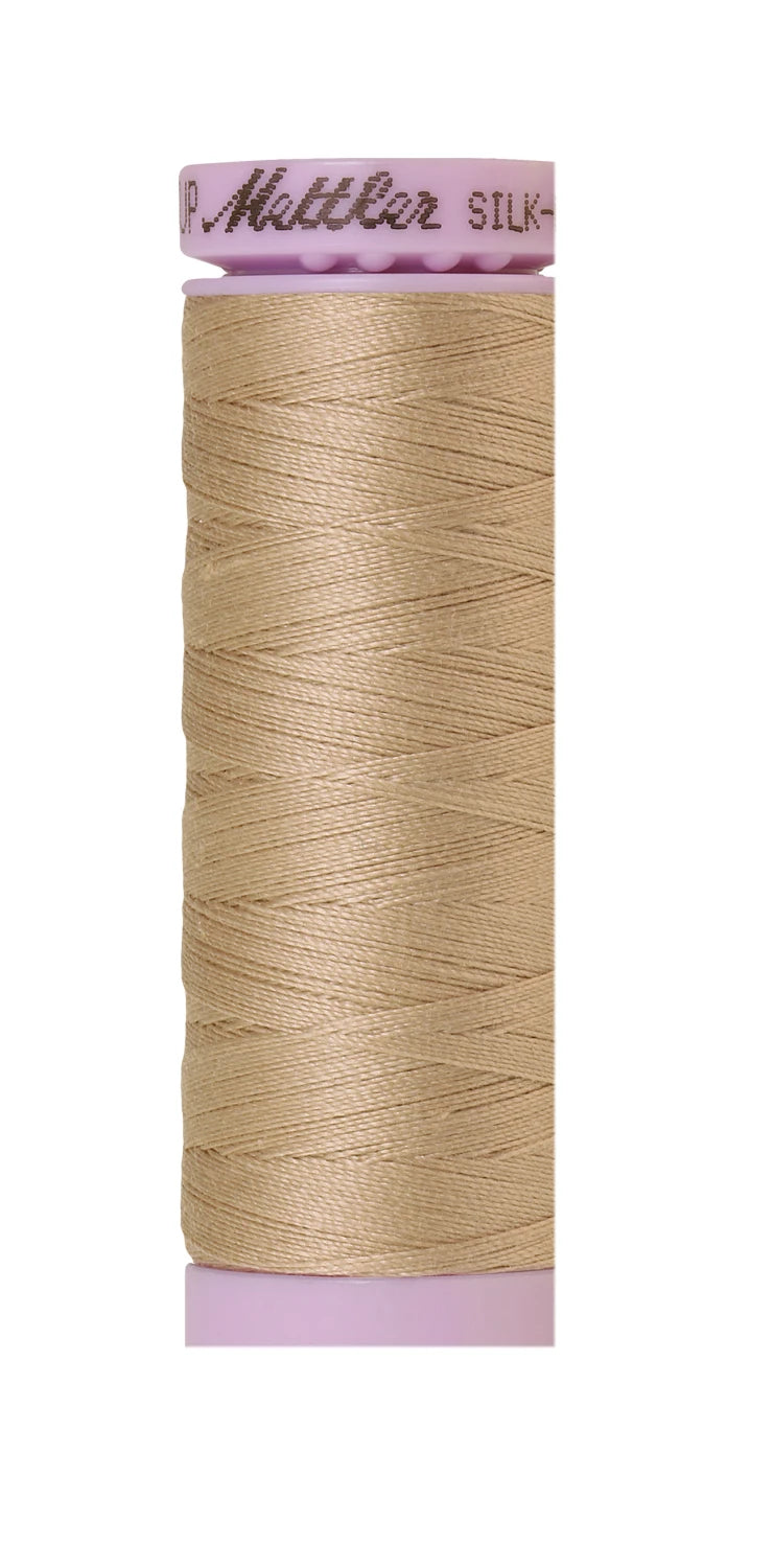 Silk-finish 50wt Solid Cotton 164yd Straw