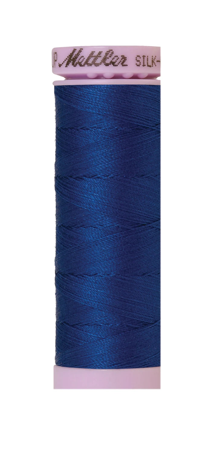 Silk-finish 50wt Solid Cotton 164yd Royal Navy