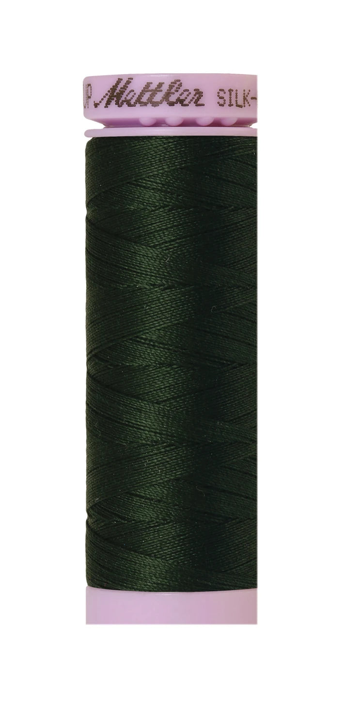 Silk-finish 50wt Solid Cotton 164yd Enchanting Forest