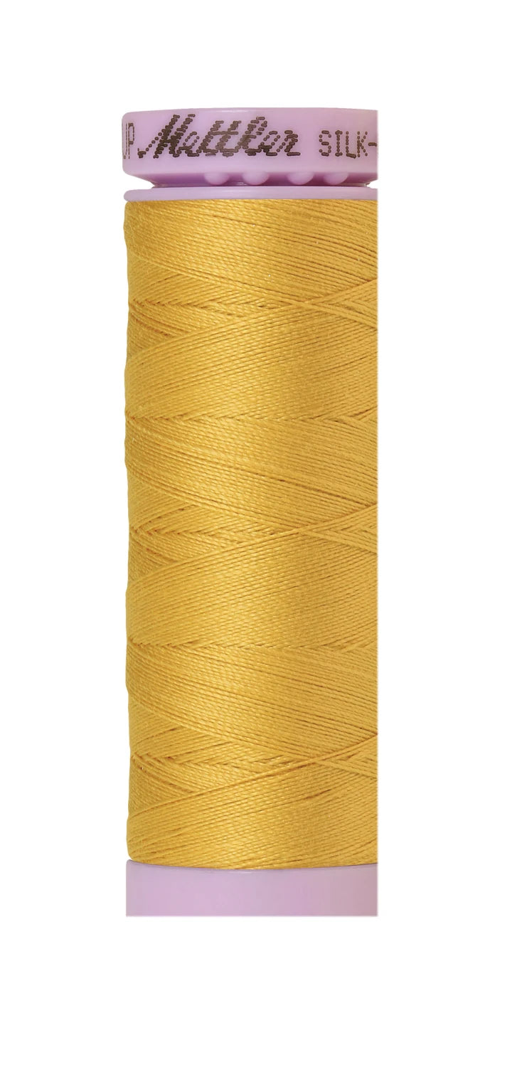 Silk-finish 50wt Solid Cotton 164yd Star Gold
