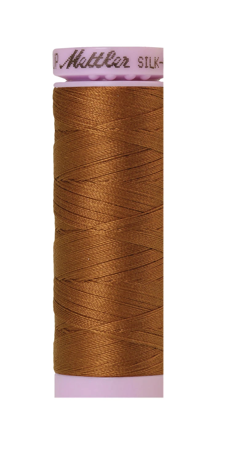 Silk-finish 50wt Solid Cotton 164yd Light Cocoa