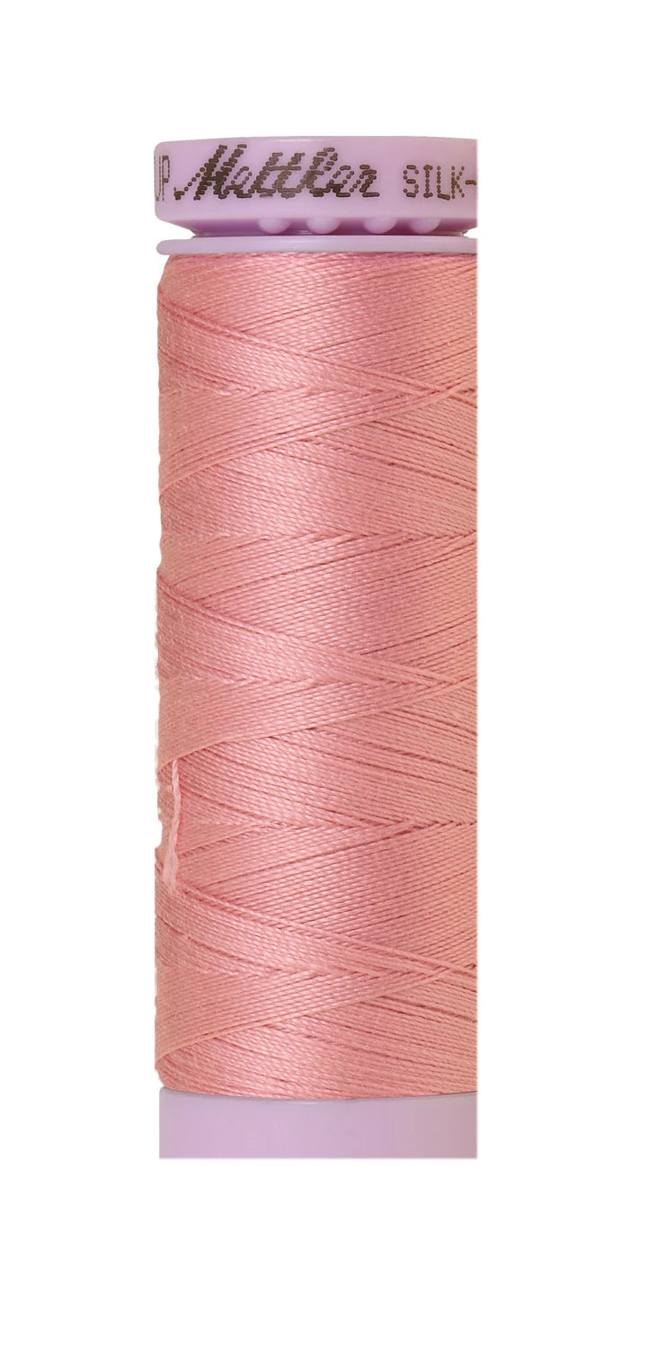Silk-finish 50wt Solid Cotton 164yd Rose Quartz