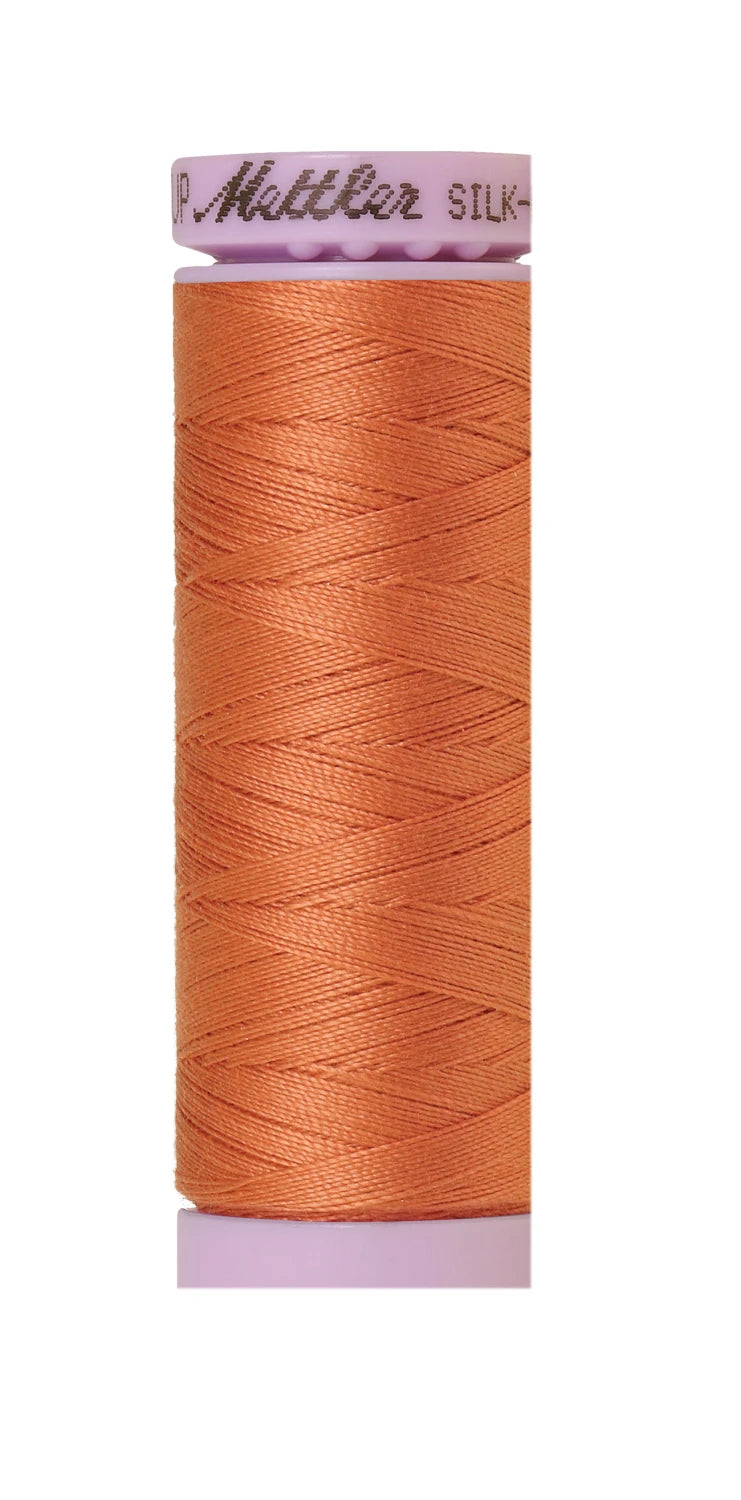 Silk-finish 50wt Solid Cotton 164yd Melon