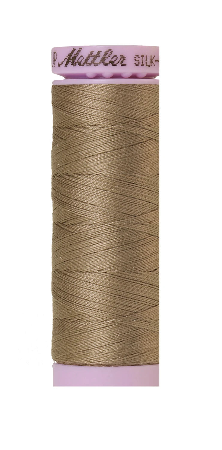 Silk-finish 50wt Solid Cotton 164yd Khaki