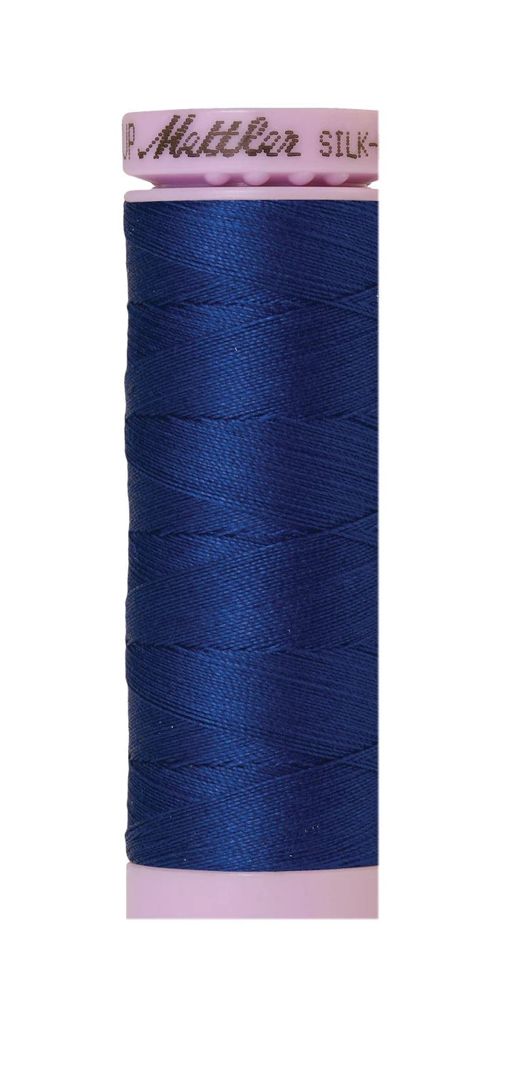 Silk-finish 50wt Solid Cotton 164yd Imperial Blue