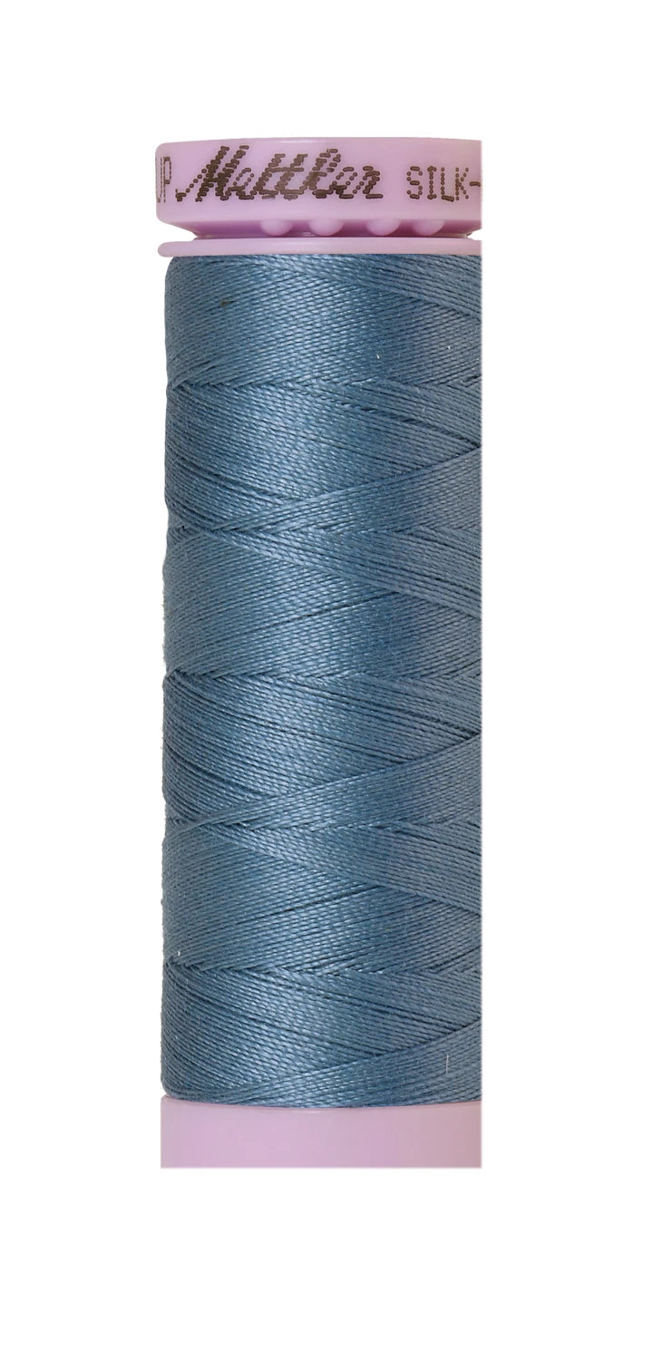Silk-finish 50wt Solid Cotton 164yd Laguna