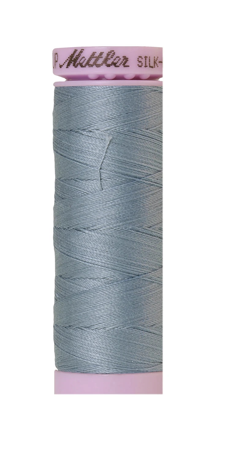 Silk-finish 50wt Solid Cotton 164yd Blue Speedwell