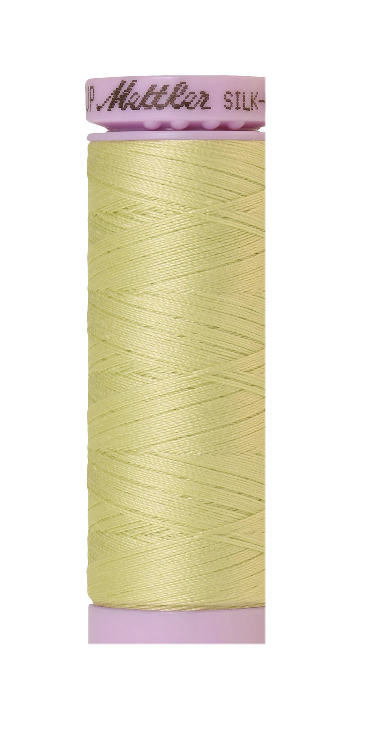 Silk-finish 50wt Solid Cotton 164yd Spring Green