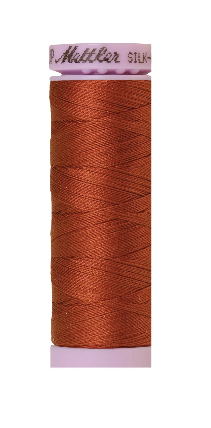 Silk-finish 50wt Solid Cotton 164yd Dirty Penny