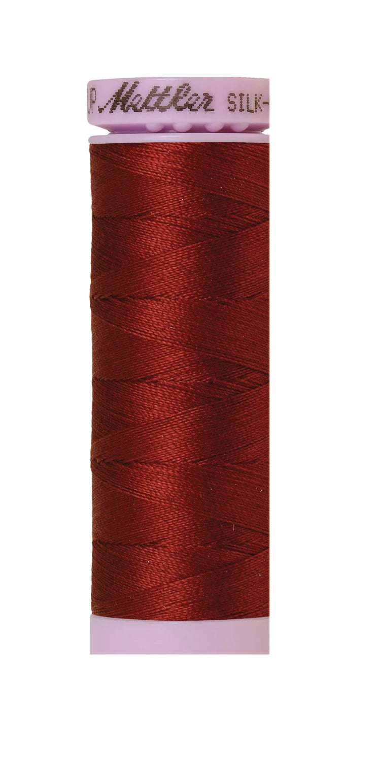 Silk-finish 50wt Solid Cotton 164yd Blue Elderberry