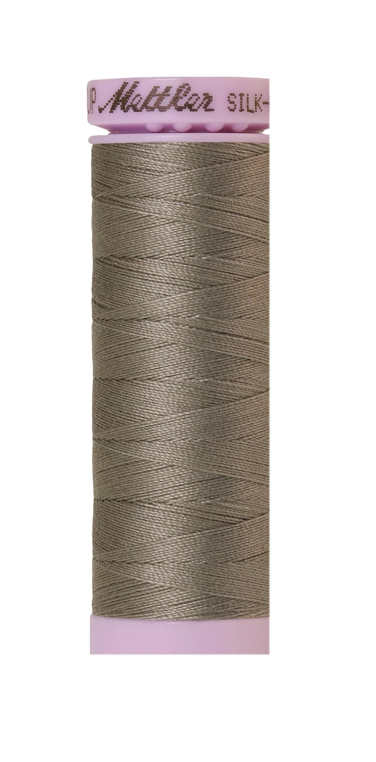 Silk-finish 50wt Solid Cotton 164yd December Sky