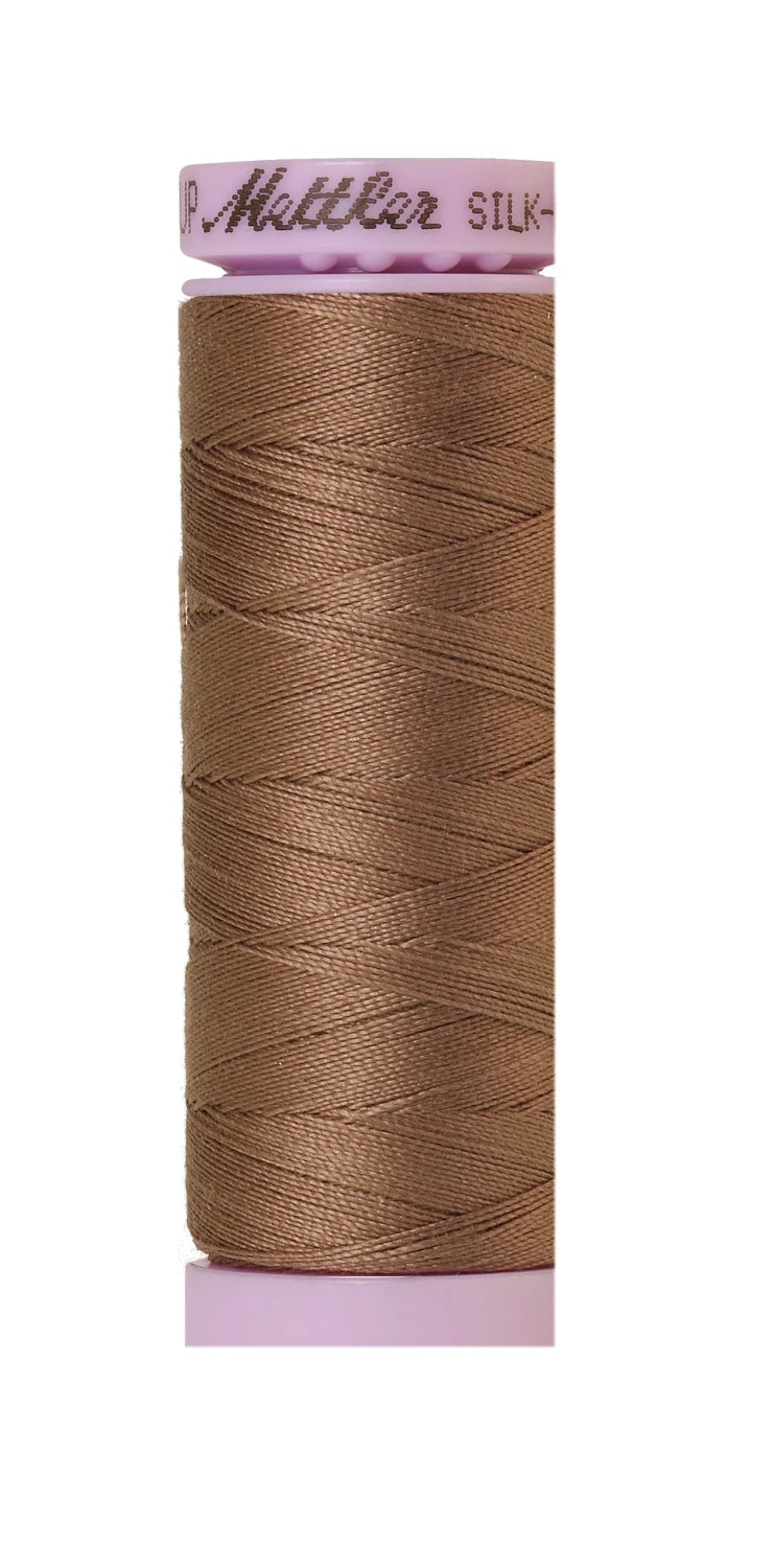 Silk-finish 50wt Solid Cotton 164yd Espresso