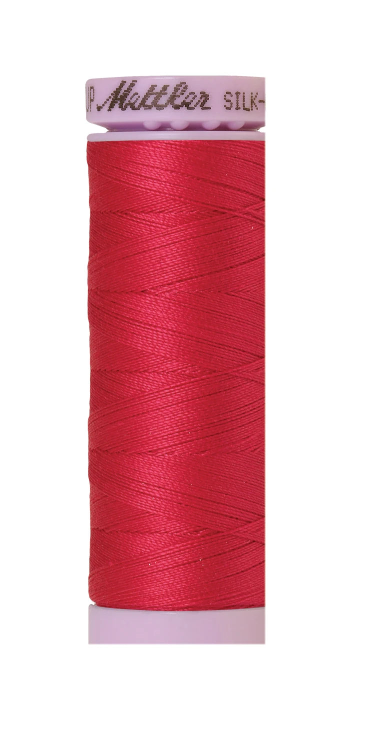 Silk-finish 50wt Solid Cotton 164yd Currant