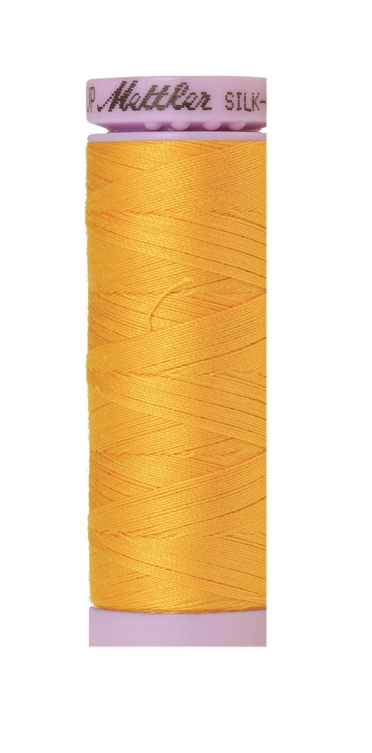 Silk-finish 50wt Solid Cotton 164yd Citrus