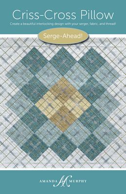 CrissCross Pillow Serger Pattern