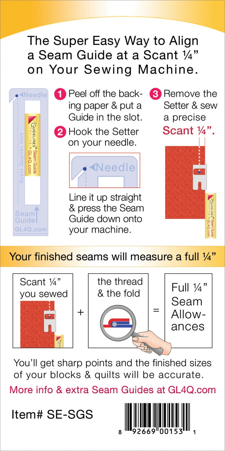Super Easy Seam Guide Setter with Six Guides