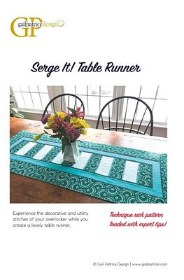 Serge It! Table Runner Pattern