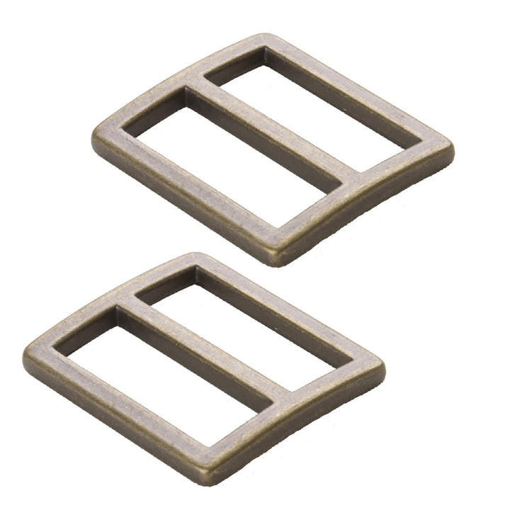 Slider Flat Widemouth 1in Antique Brass Set Of Two
