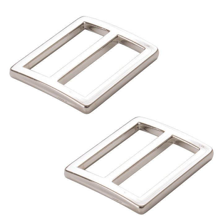 Slider Flat Widemouth 1in Nickel Set Of Two