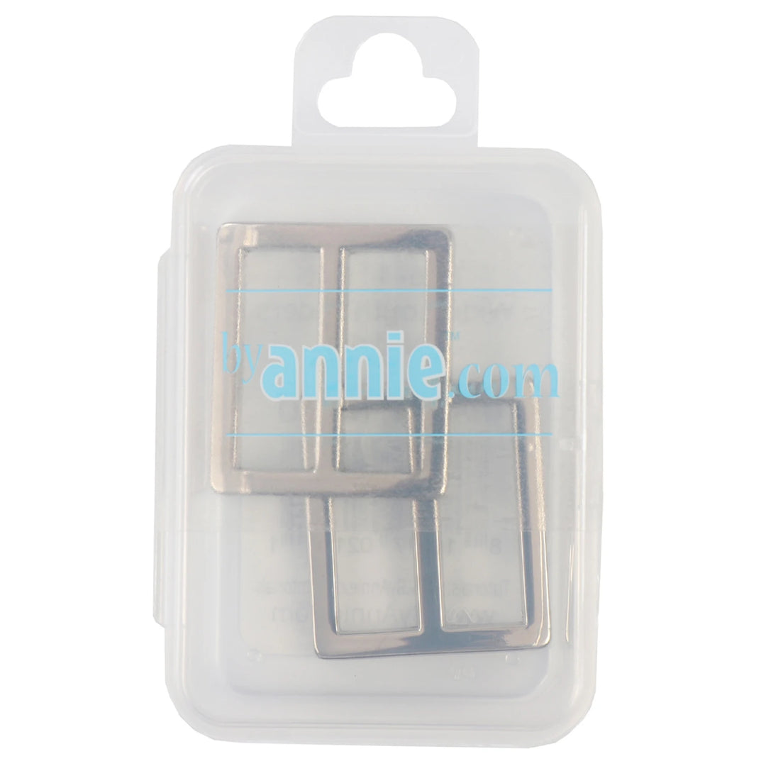 Slider Flat Widemouth 1in Nickel Set Of Two