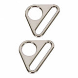 By Annie Triangle Ring 1" Nickel