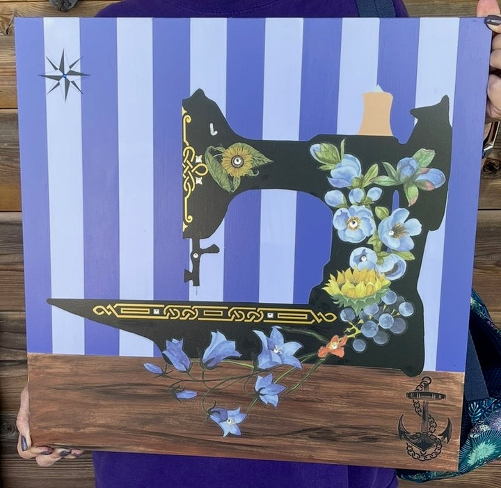 Barn Quilt Painting - May 27, 2026 SEWING MACHINE