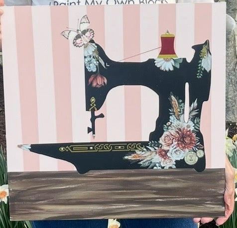 Barn Quilt Painting - May 27, 2026 SEWING MACHINE