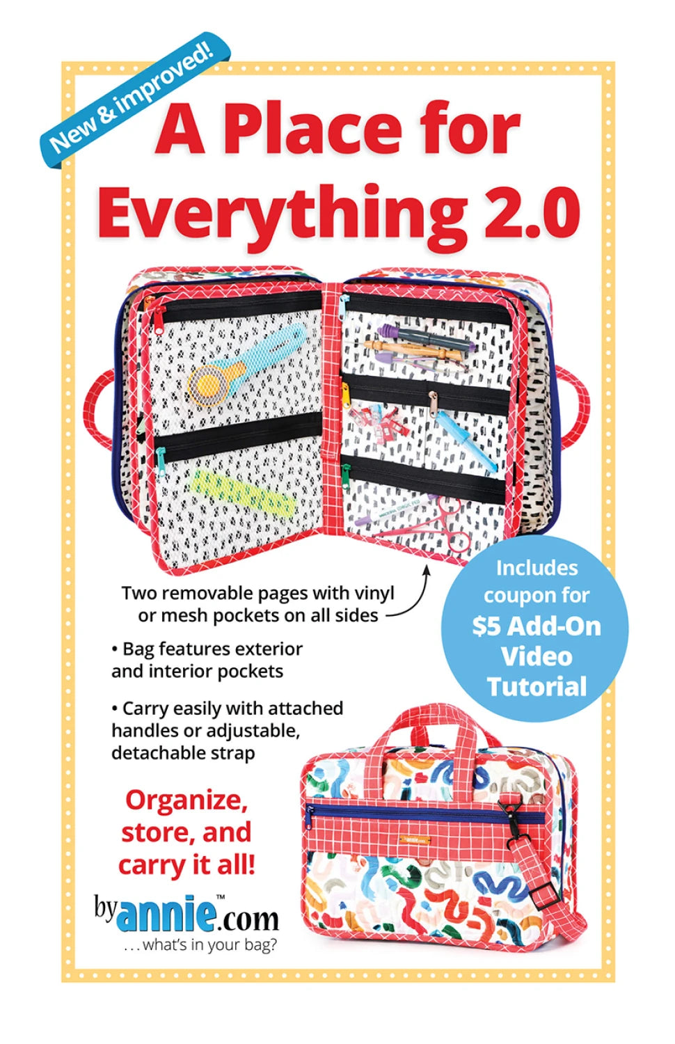 A Place for Everything 2.0 By Annie Pattern