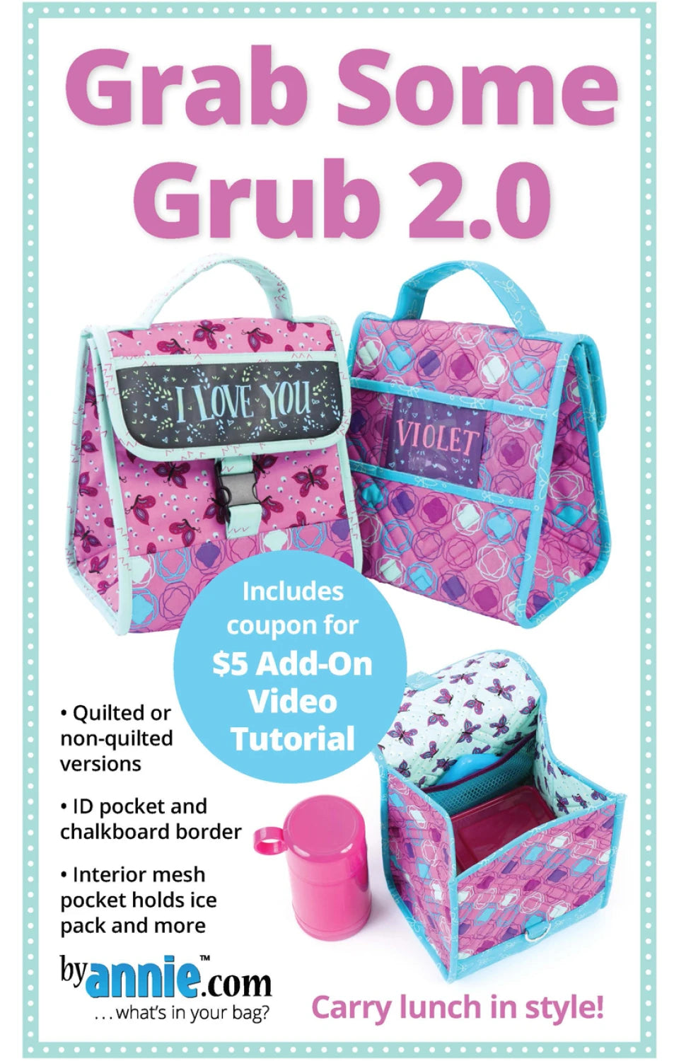 Grab Some Grub 2.0 By Annie Pattern