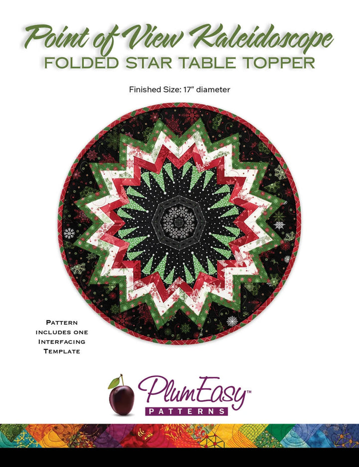 Folded Star Table Topper Pattern