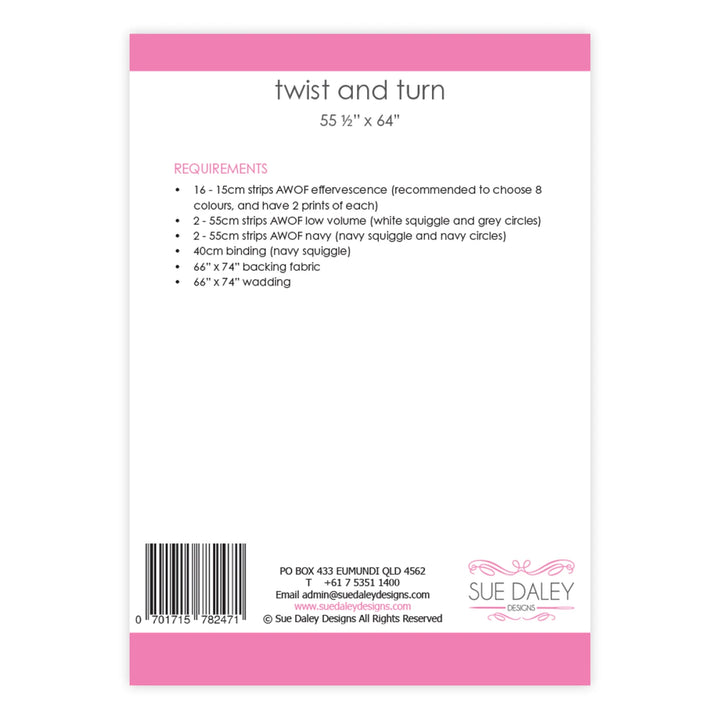 Twist And Turn Quilt Pattern