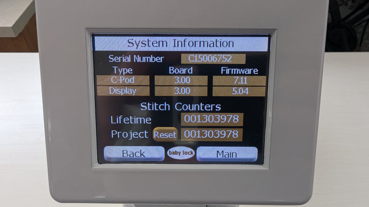 Babylock Tiara 3 on Koala Table - Pre-owned