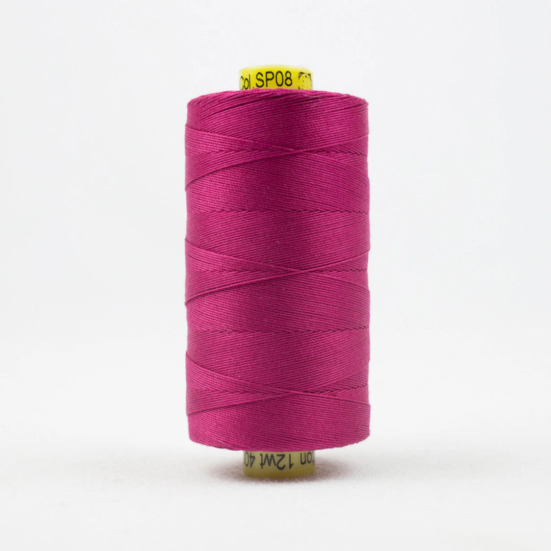 Spagetti Solid 12wt Cotton Thread 400m Magenta