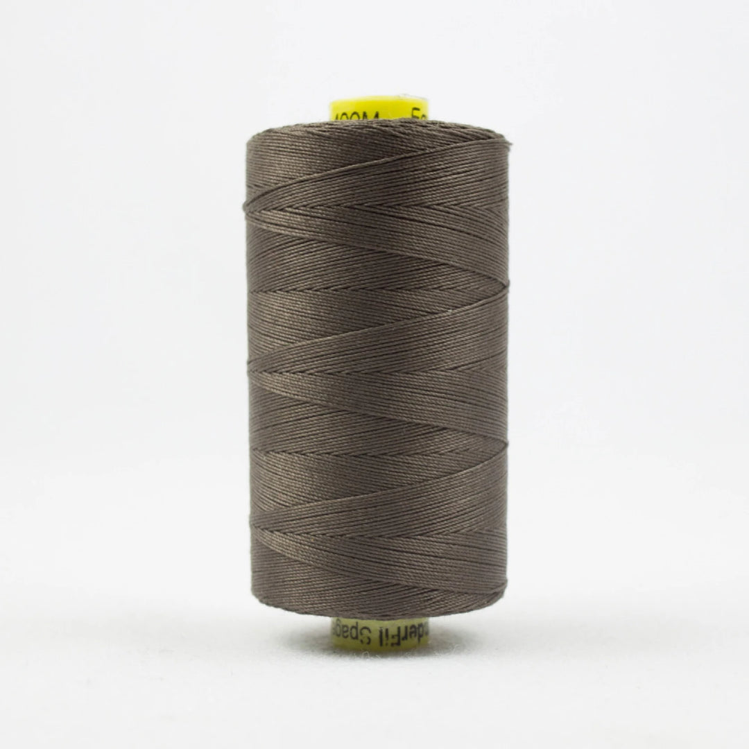 Spagetti Solid 12wt Cotton Thread 400m Dk. Grey Taupe