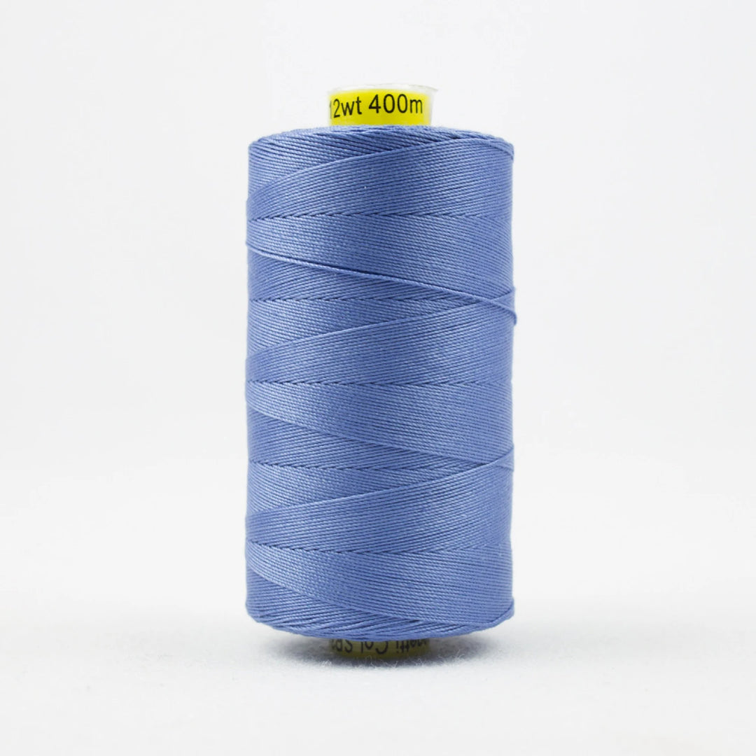 Spagetti Solid 12wt Cotton Thread 400m Clear Blue