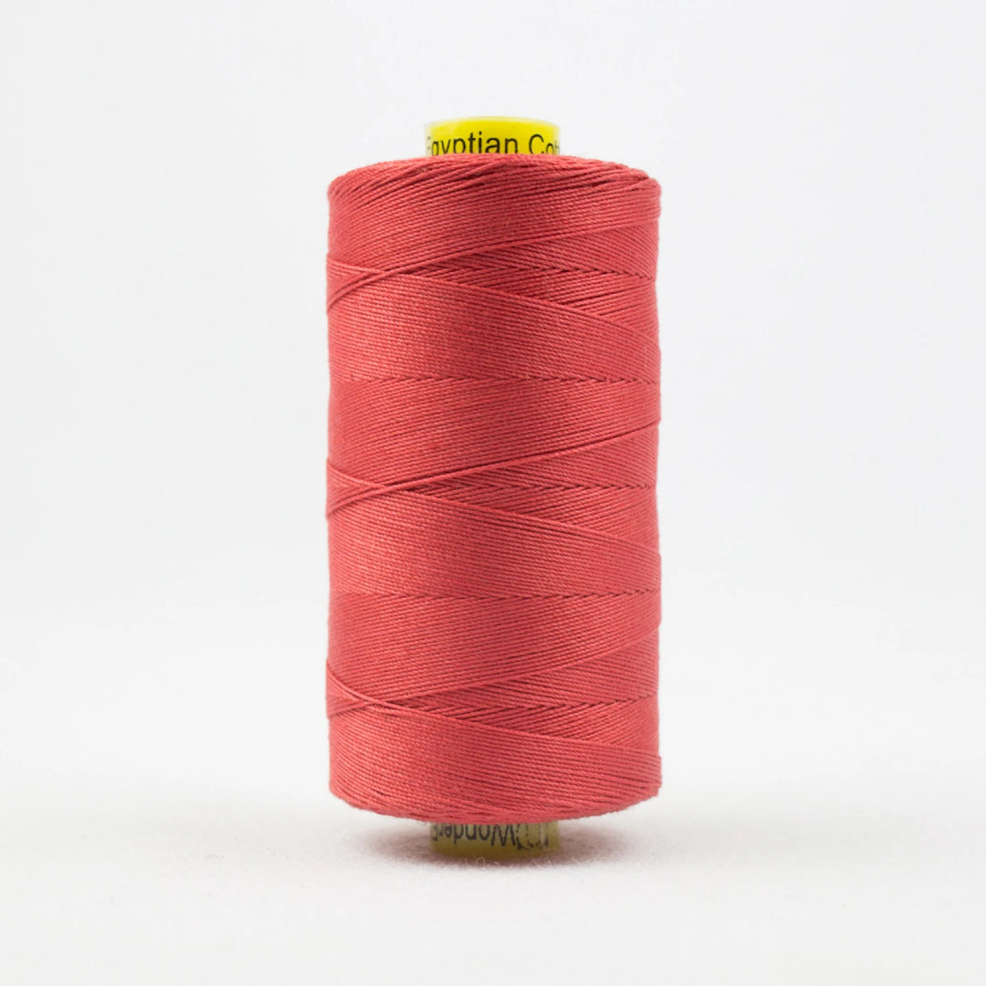 Spagetti Solid 12wt Cotton Thread 400m Coral
