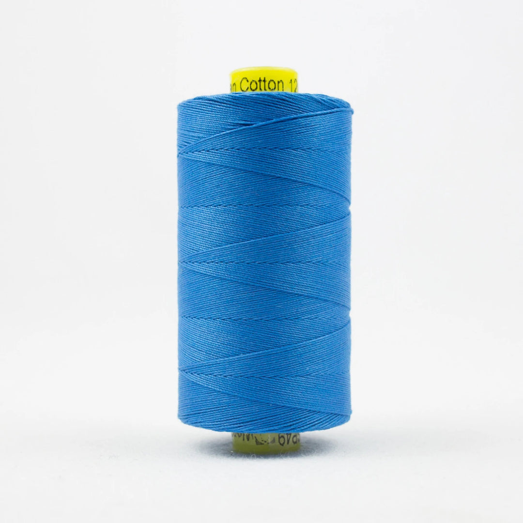 Spagetti Solid 12wt Cotton Thread 400m Marine Blue