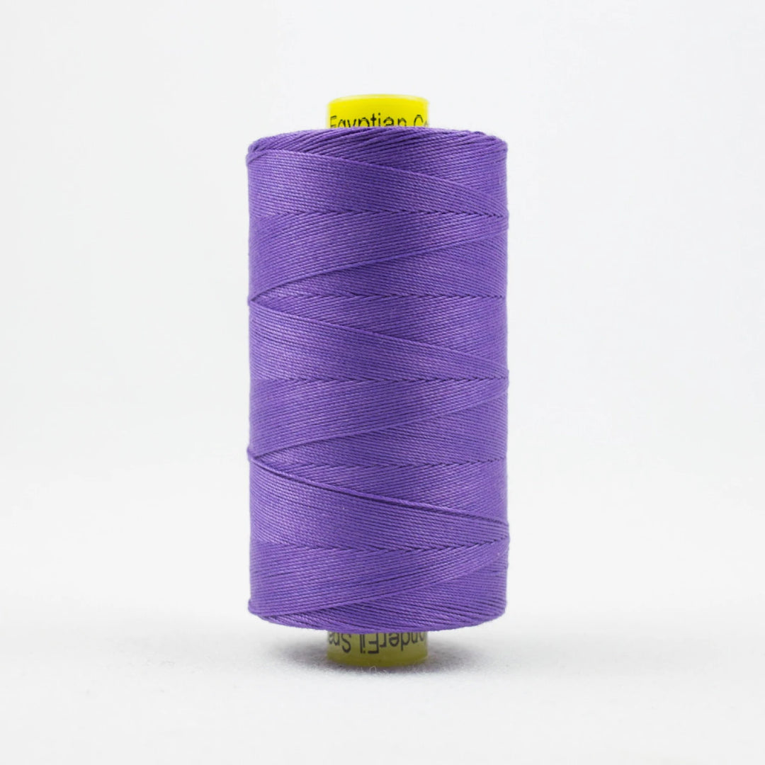 Spagetti Solid 12wt Cotton Thread 400m Purple Pansy