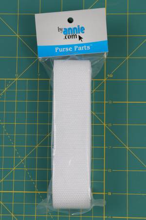 By Annie White Polypro Strapping 1 1/2" 3YD