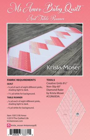 Krista Moser Mi Amor Baby Quilt And Table Runner