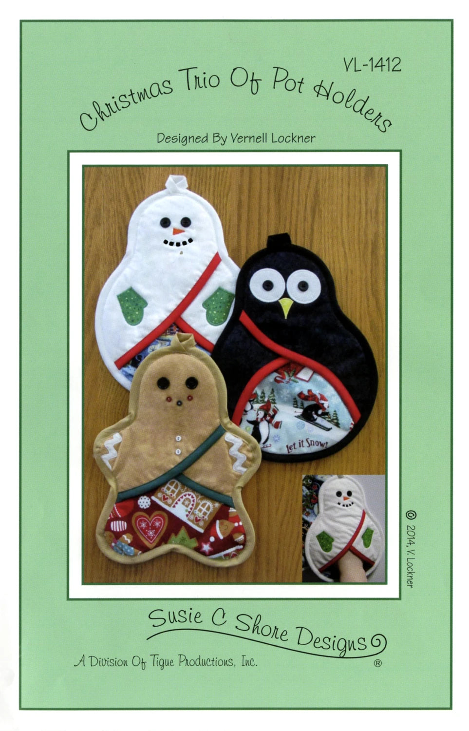 Christmas Trio Of Pot Holders