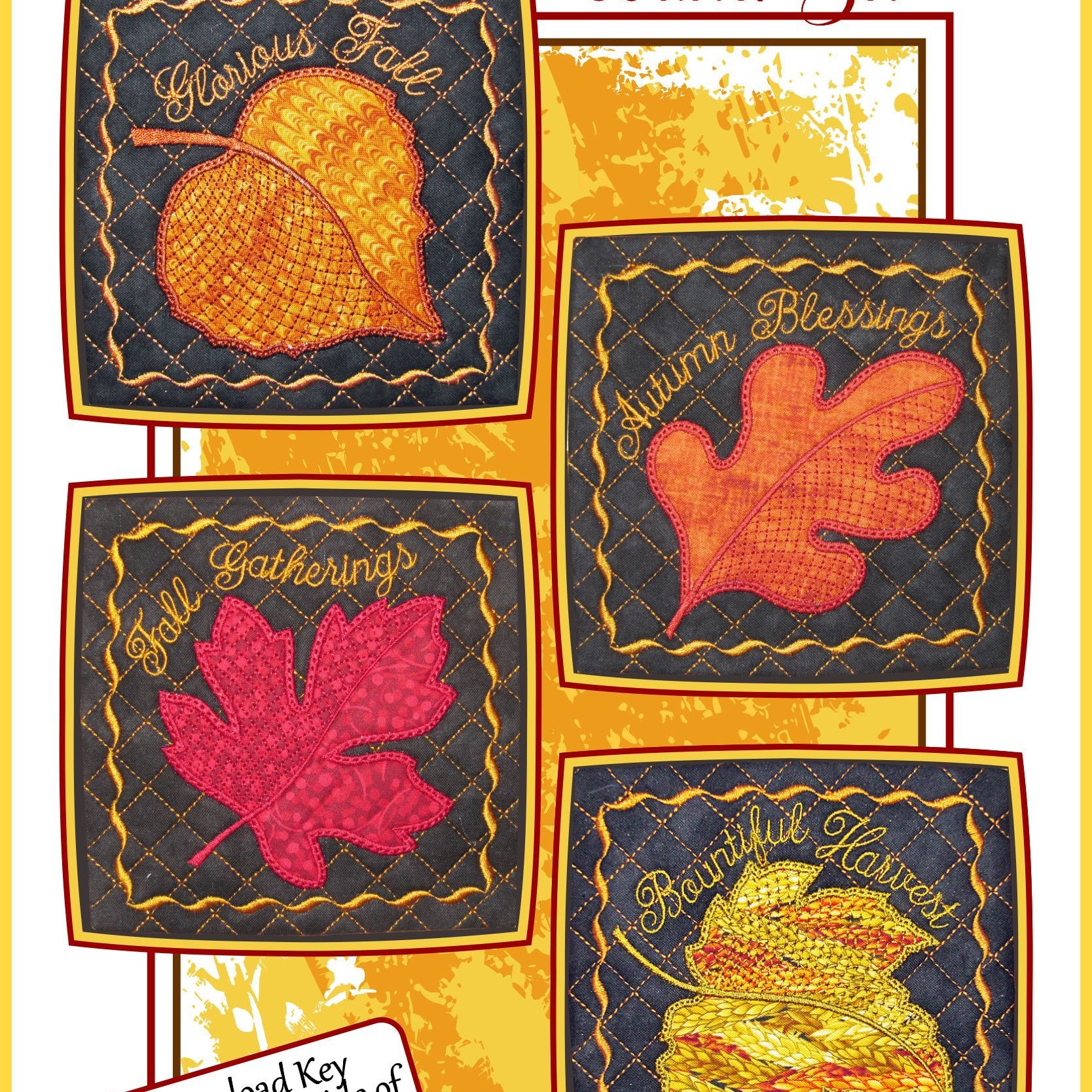 Falling Leaves Coaster Set