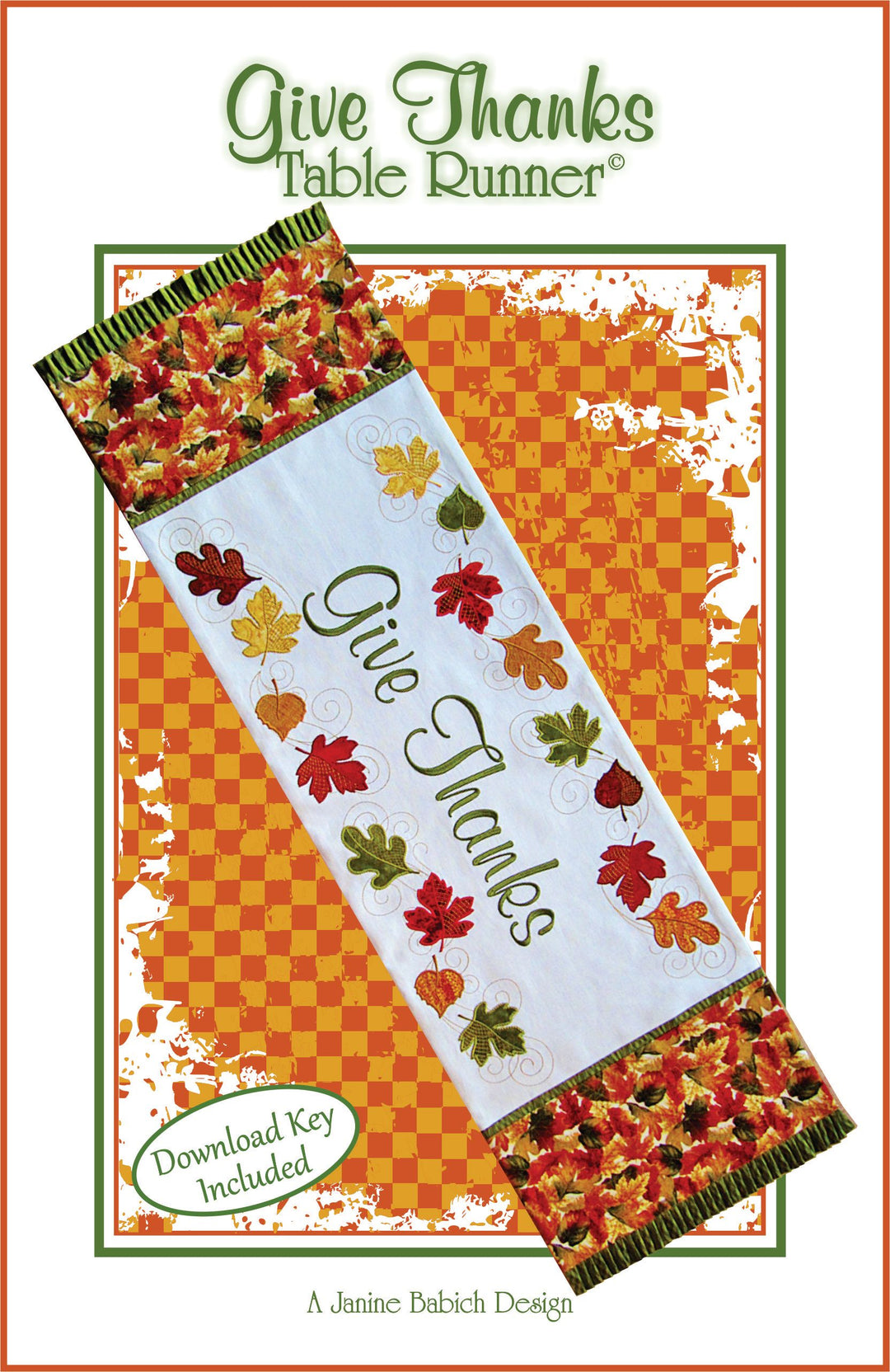 Give Thanks Table Runner