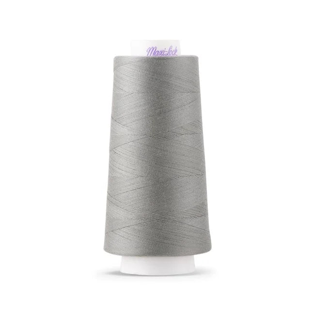 Maxi-lock Polyester Serger 50wt 3000yds Steel